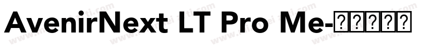 AvenirNext LT Pro Me字体转换